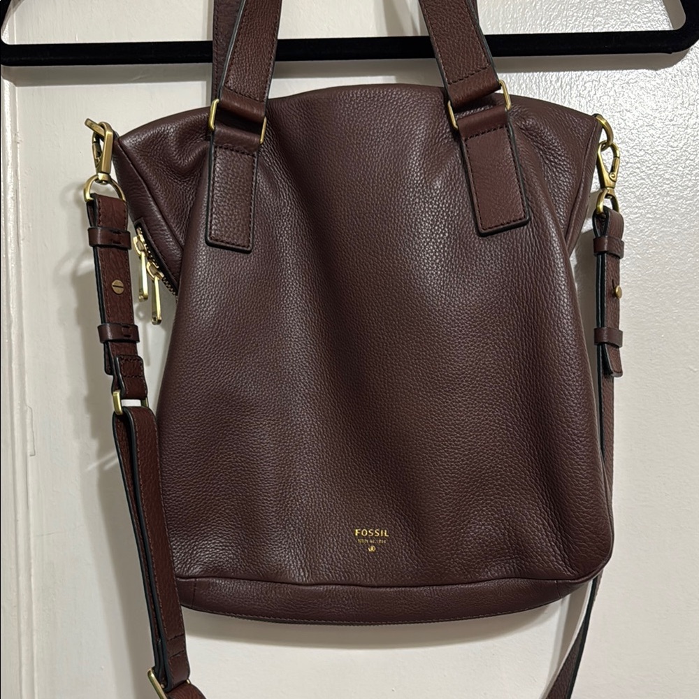Fossil Brown Leather Women's Bag
